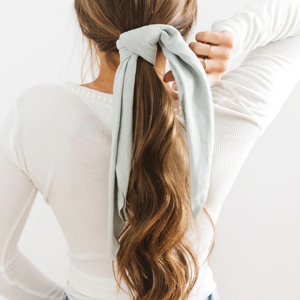 Kristin Made Sage Hair Scarf